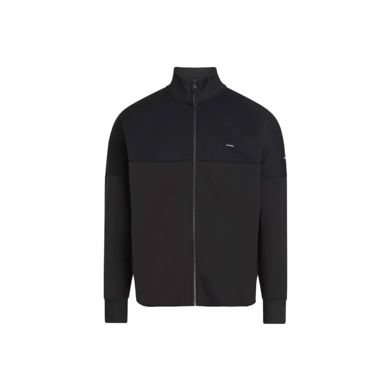 Calvin Klein Logo patch Zip up Sweatshirt-0