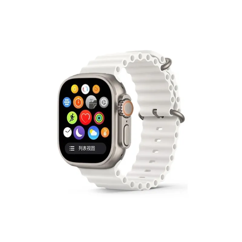 MUZHITIANKONG Apple Compatibility Watch Band Silicone Material-3