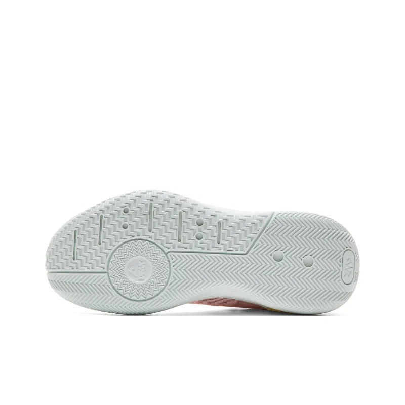 PEAK Shock Absorbers Slip Resistant Breathable Low Top Basketball Shoes Women's Ivory Green-5