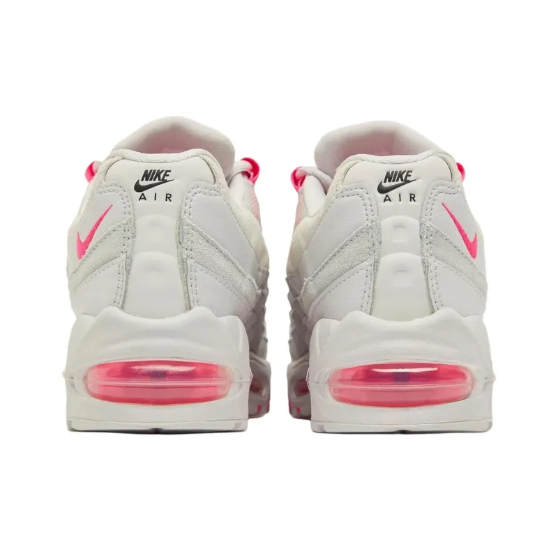 Nike Air Max 95 Abrasion Resistant Low Top Casual Running Shoes Women's Gray Pink-2