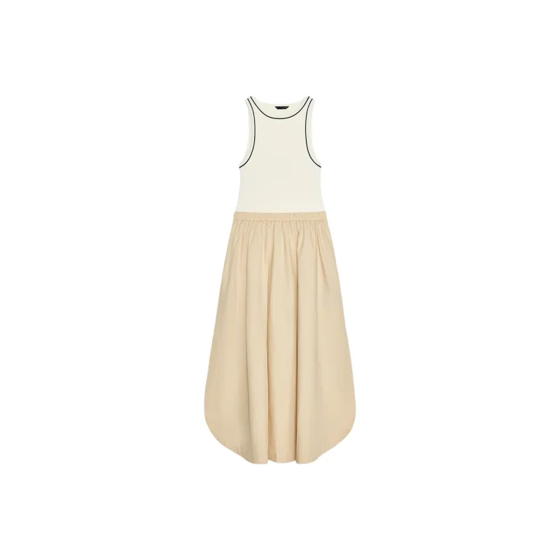 ZARA Sleeveless Dresses Women's Nude/Beige-0
