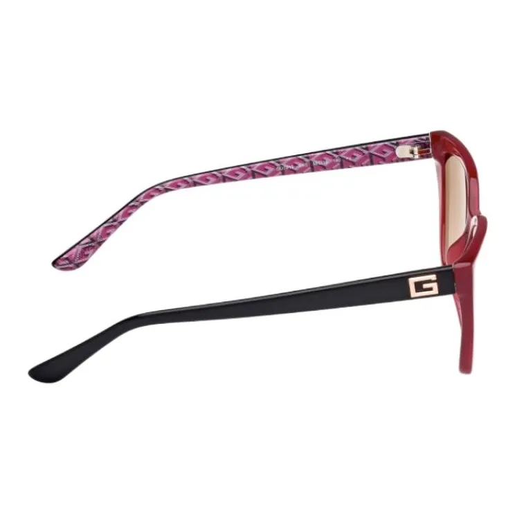 GUESS Injection Cat Eye Sunglasses Women's Red-5