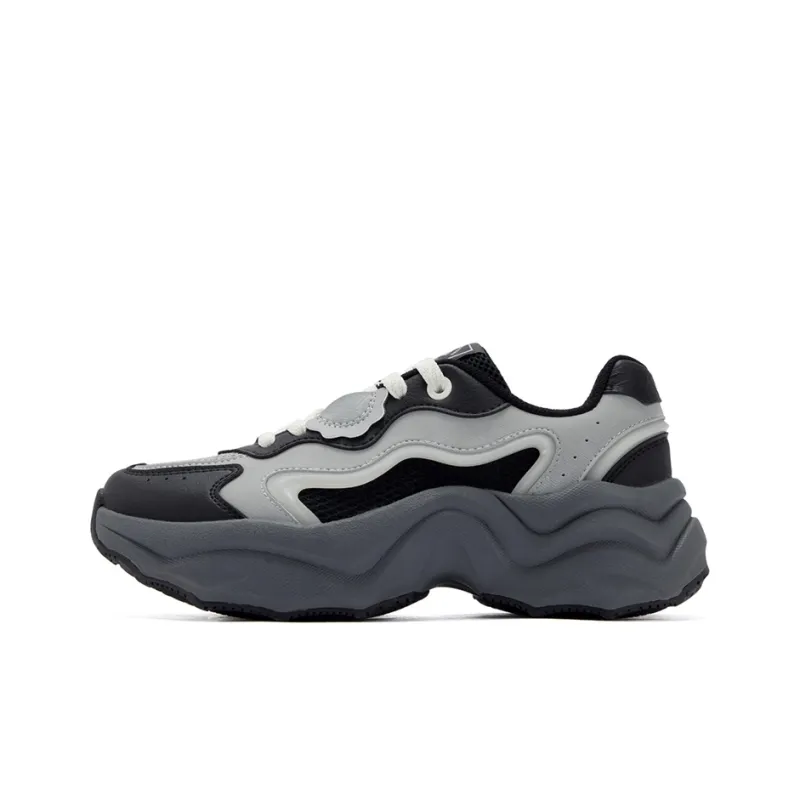 361° Dumpling Anti Slip Wear Resistant Low Top Casual Shoes Women's Obsidian Black-0