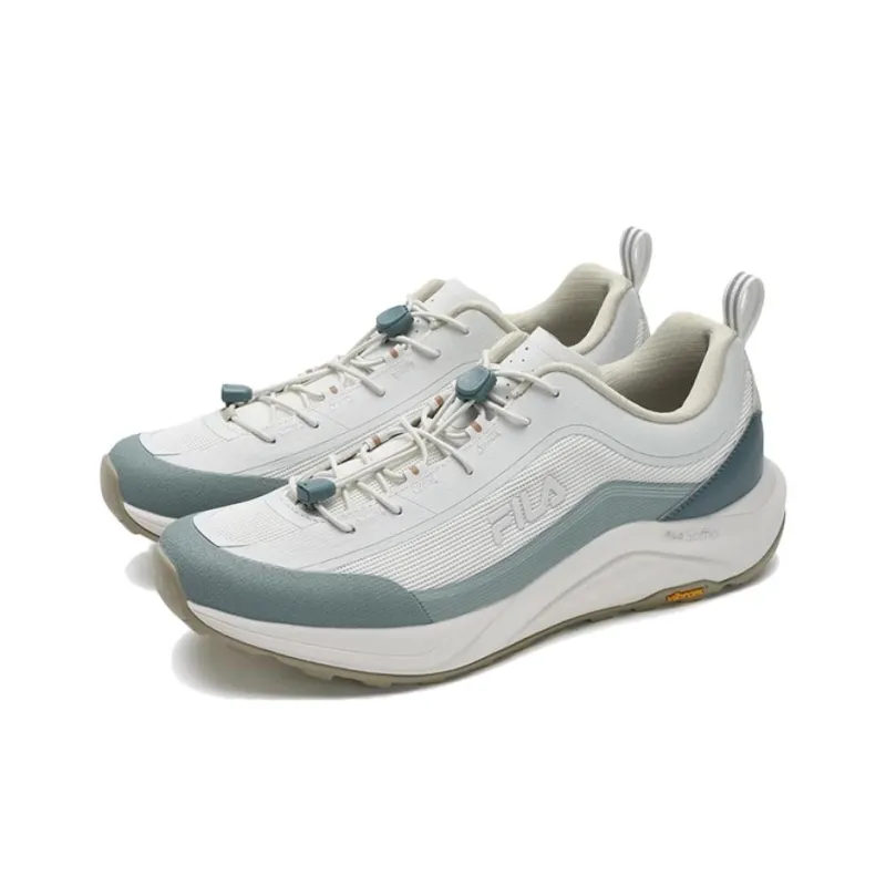 FILA Anti Slip Wear Resistant Low Top Running Shoes Men's White-1
