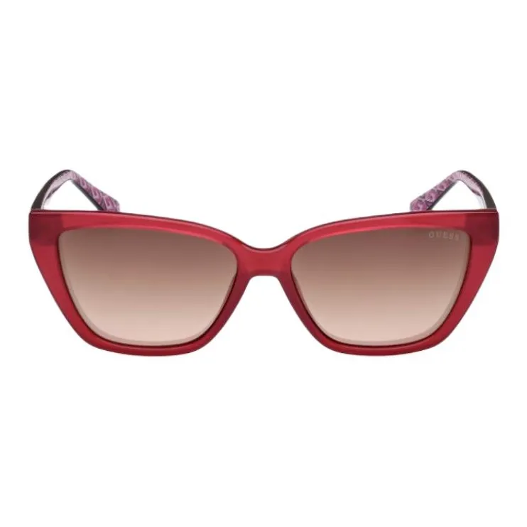 GUESS Injection Cat Eye Sunglasses Women's Red-7