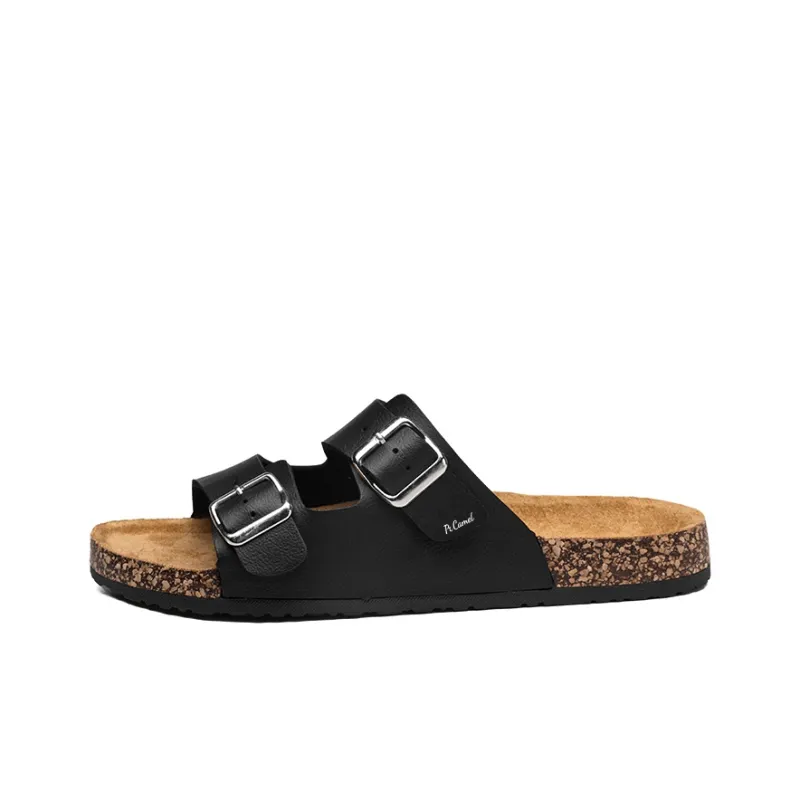 PROTECTCAMEL Rubber Sole Slip Resistant Abrasion Resistant Quiet Slide Slippers Unisex-0