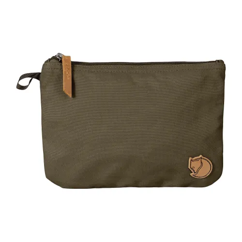 Fjallraven Recycled Polyester Storage Bag Unisex Black Olive Color