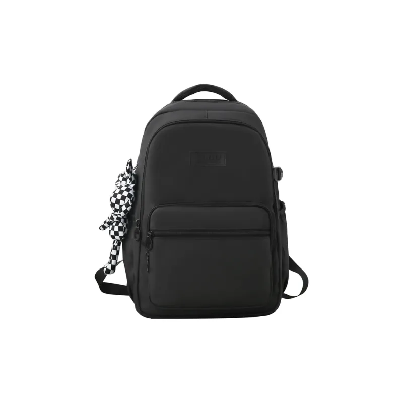 Wolfhorse Nylon Backpack Regular Unisex Black/Pink/Purple/Blue-0