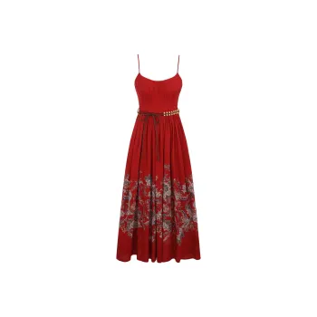 Zimmermann SS25 Slip Dress Women's Red
