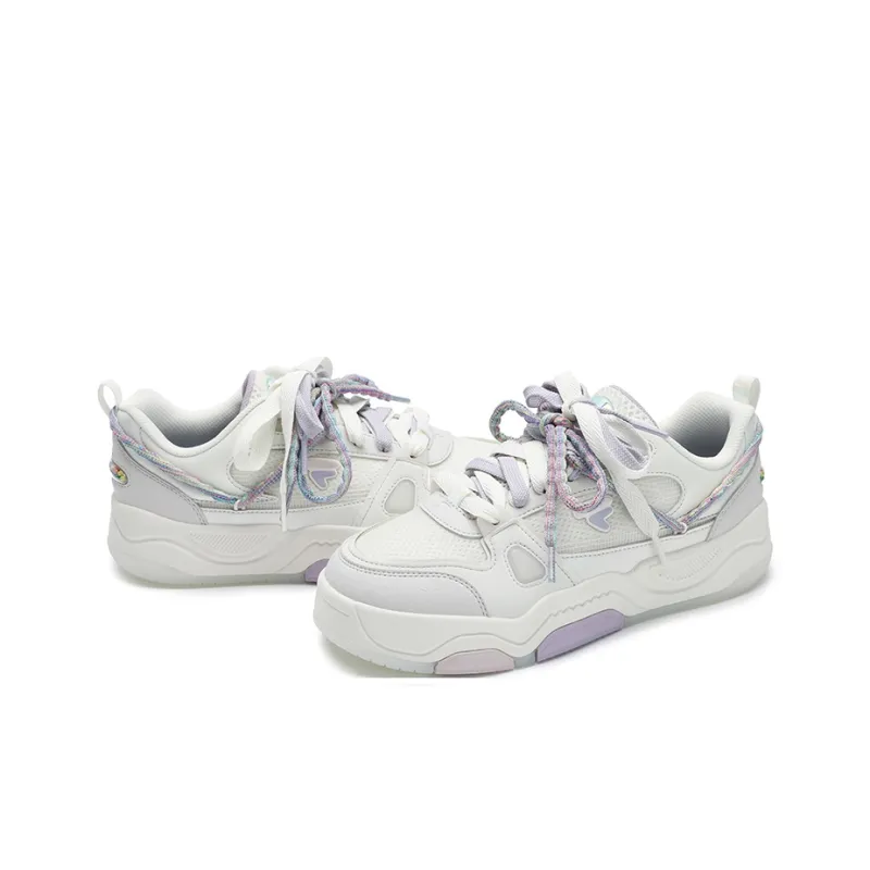FILA FUSION BANK III Low Top Skateboard Shoes Women's White-10