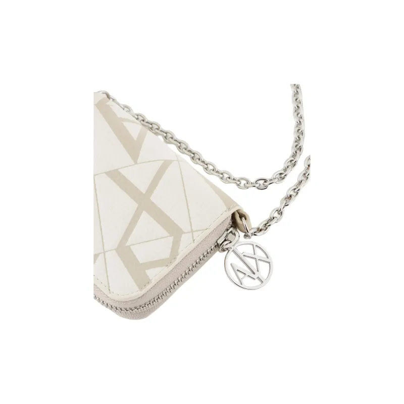 ARMANI EXCHANGEAE Polyester One Shoulder Wallet Women's White-4