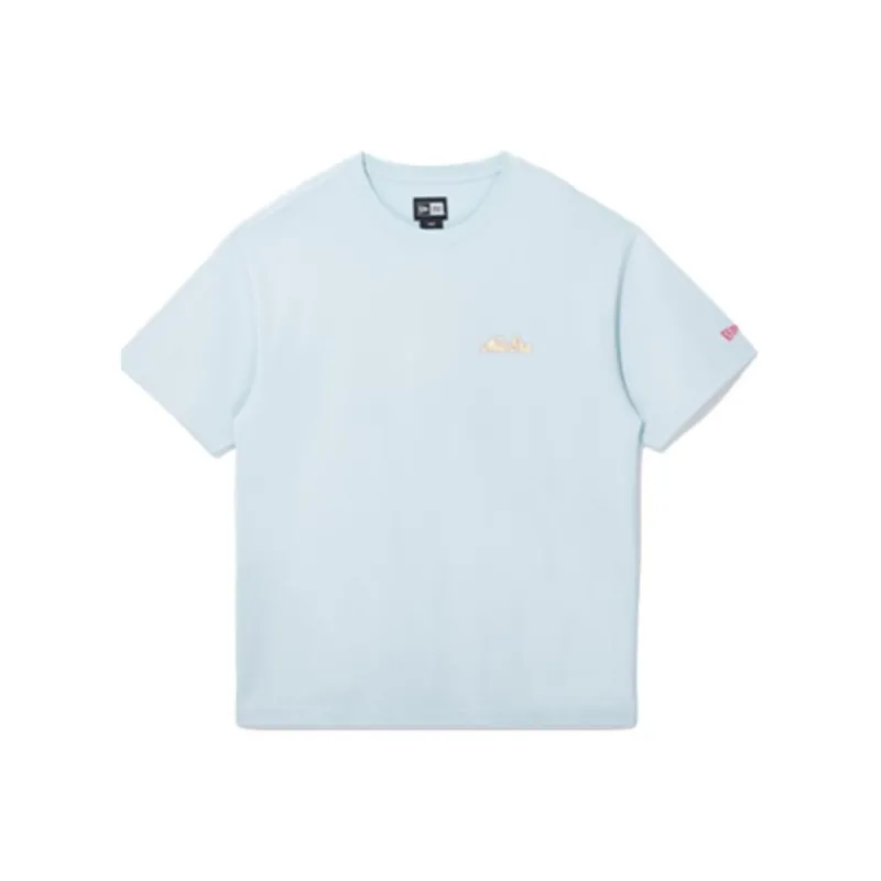 New Era T Shirts Unisex Ice Blue-1