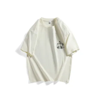 WOSAWE Embroidery Print Crew Neck American Teenagers Fashion Popular Half Sleeve T Shirt Unisex