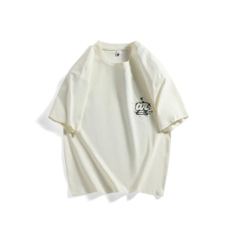 WOSAWE Embroidery Print Crew Neck American Teenagers Fashion Popular Half Sleeve T Shirt Unisex-0