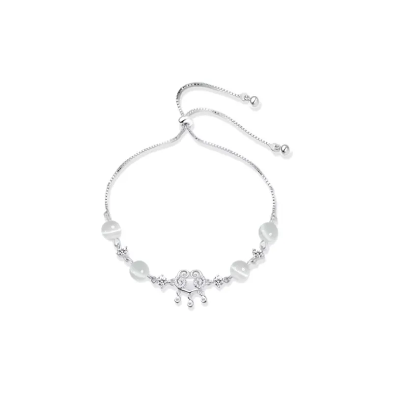 Inkopper Glass Cat Eye Bracelets Women's-0