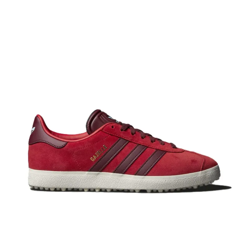 Adidas Originals GAZELLE Anti Slip Wear Resistant Low Top Golf Shoes Unisex Red-1