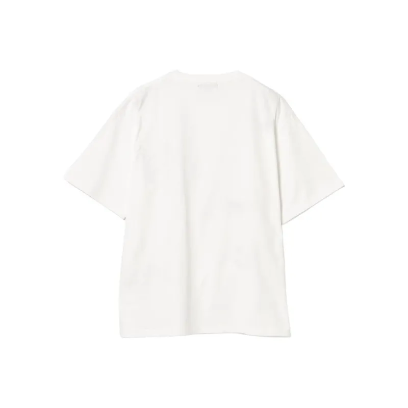 Beams T Shirts Men White-1