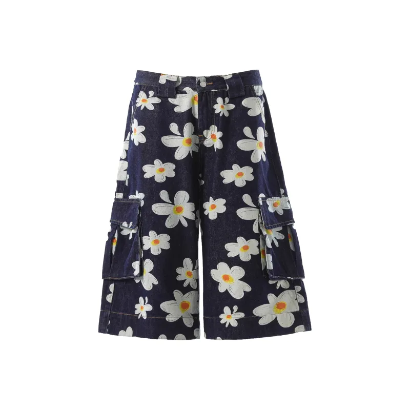 FORCEPULR Denim Shorts Unisex Blue-0