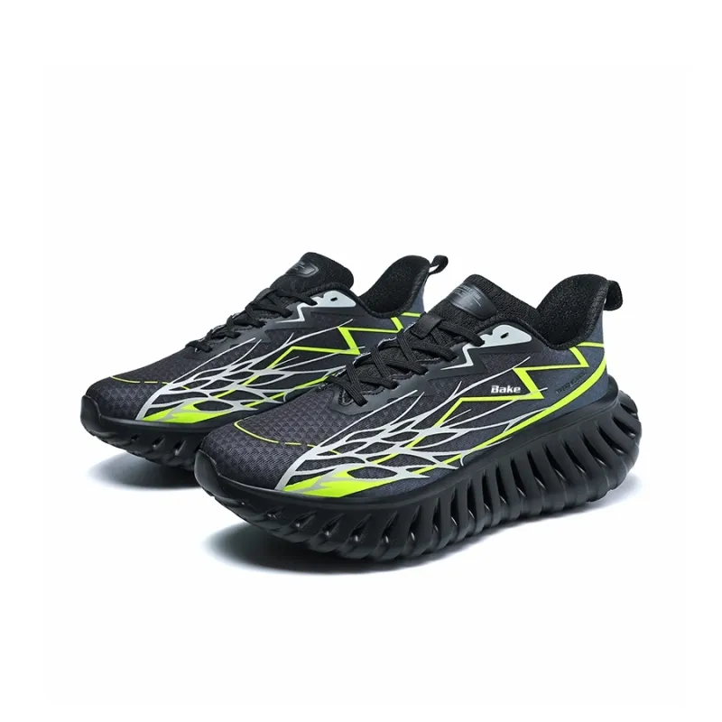 BAKE Abrasion Resistant Breathable Height Increasing Low Top Chunky Sneakers Unisex-6
