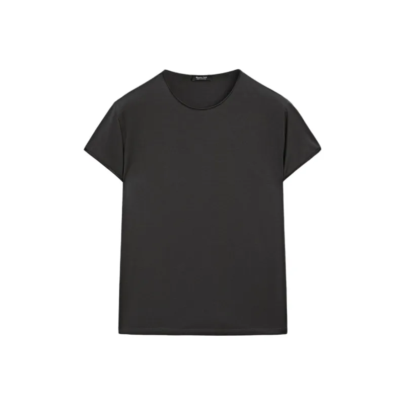 Massimo Dutti T Shirts Women's Lead Blue-0