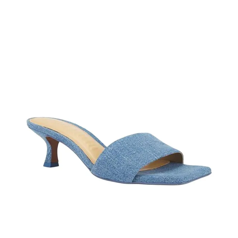 CULT GAIA Abrasion Resistant Slide Slippers 5.7cm Women's Blue-2