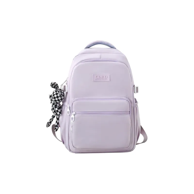 Wolfhorse Nylon Backpack Regular Unisex Black/Pink/Purple/Blue-14