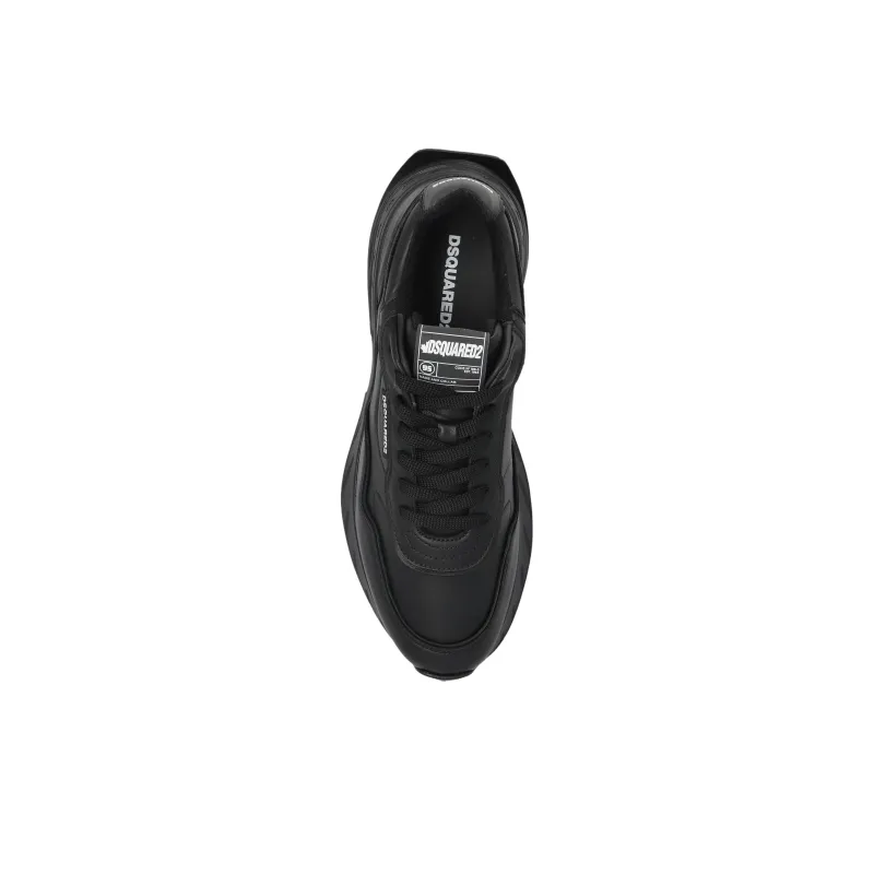 DSQUARED 2 Sprinter Low Top Casual Shoes Men's Black-4