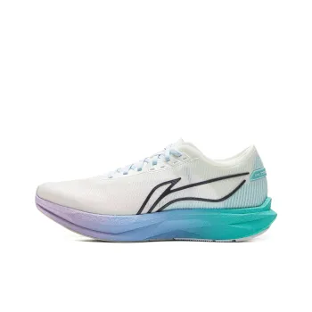 LiNing ZhuiFeng Cushioning, Breathable, Supportive Low Top Physical Fitness Test & Exam Running Shoes Men's White Green