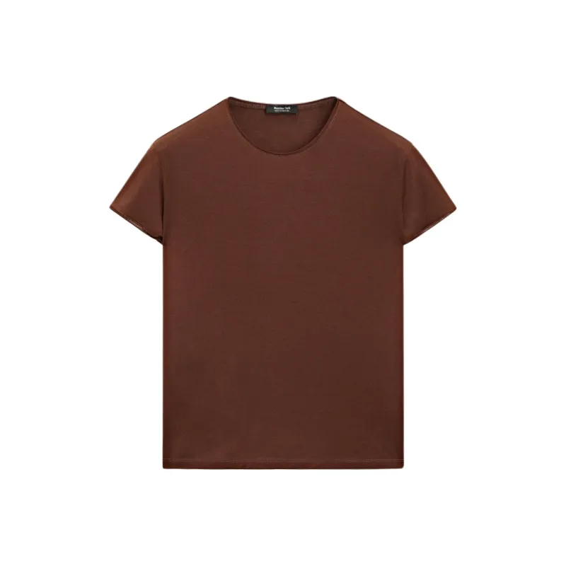 Massimo Dutti T Shirts Women's Brown-0
