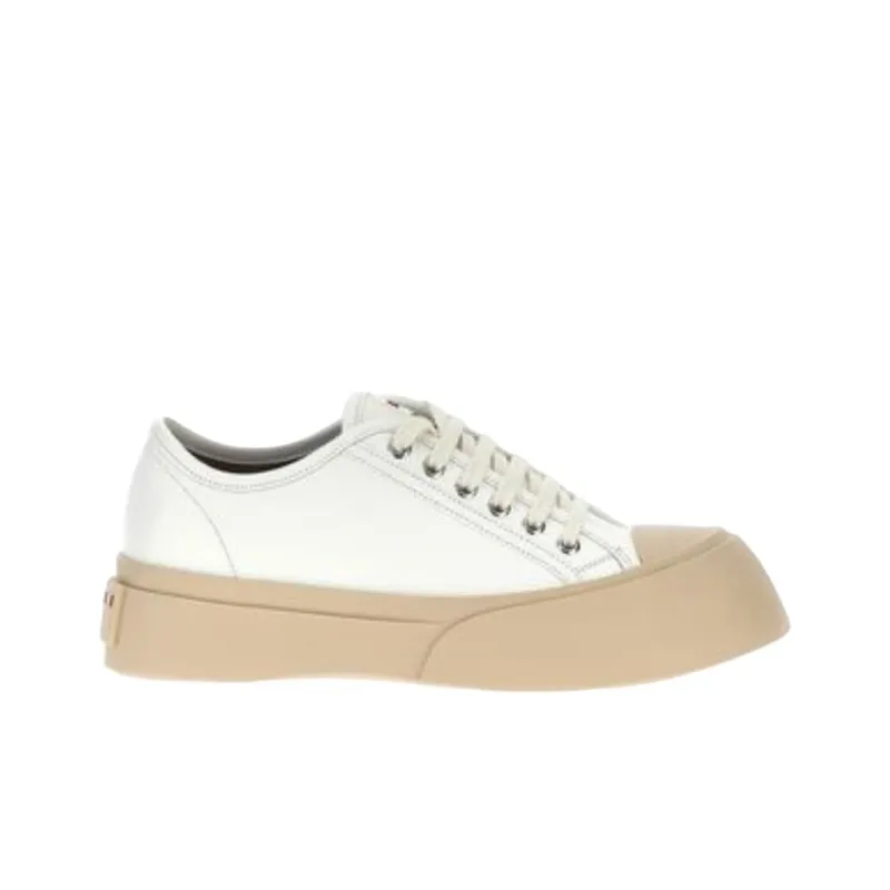 MARNI Pablo Low Top Skateboard Shoes Women's White-1