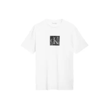 Calvin Klein T Shirts Men YAA Moon White
