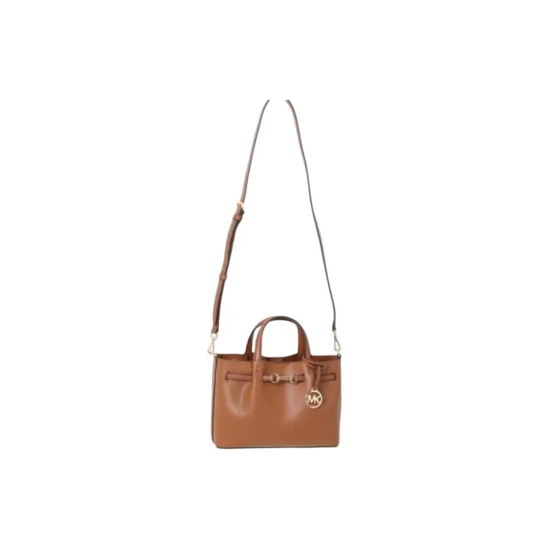 MICHAEL KORS Cow Leather Tote Bag, Shopping Bag, Shoulder Bag, Crossbody Bag, Handbag Small Size Women's Brown-2