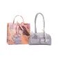 Purple with Charm, Ribbon, and Shopping Bag