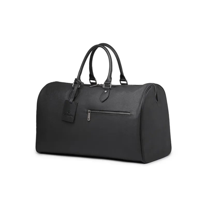 Chrisdien Deny Fabric Travel Handbag Men's Black-2