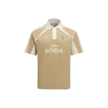 Adidas Originals 3 Stripes SHORT SLEEVE POLO Shirt Men's Grassland Brown