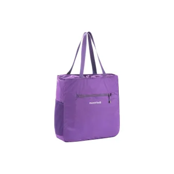 MONTBELL Nylon Tote Bag, Shopping Bag, Shoulder Bag Medium Size Unisex Purple