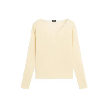 Massimo Dutti Knitwear Women's Yellow