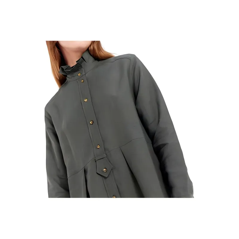 INES DE LA FRESSANGE Long Sleeved Dress Women's Green-4