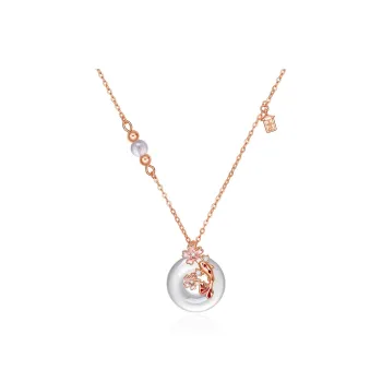 Diamond International Chalcedony Necklaces Women's