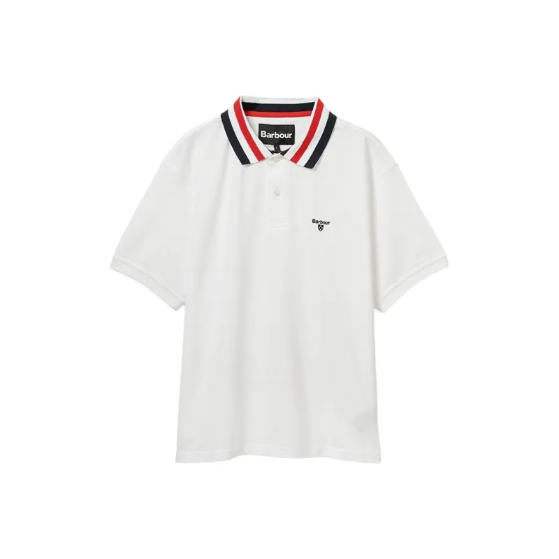 BARBOUR SS25 Polo Shirt Unisex White-0