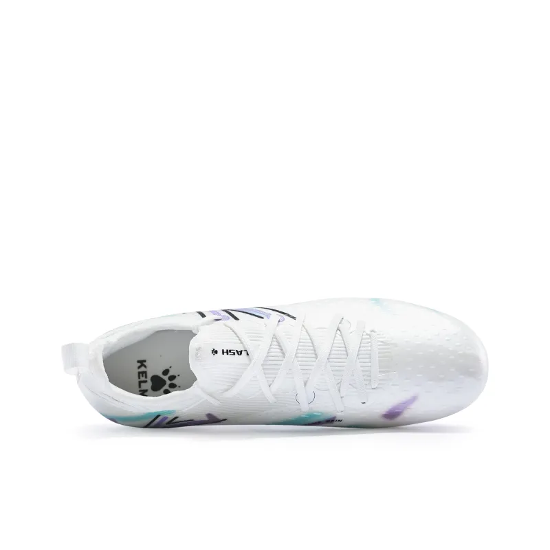KELME Ji Di 5.0 MG Multi Ground Abrasion Resistant Support Soccer Shoes Unisex White Multicolor-2