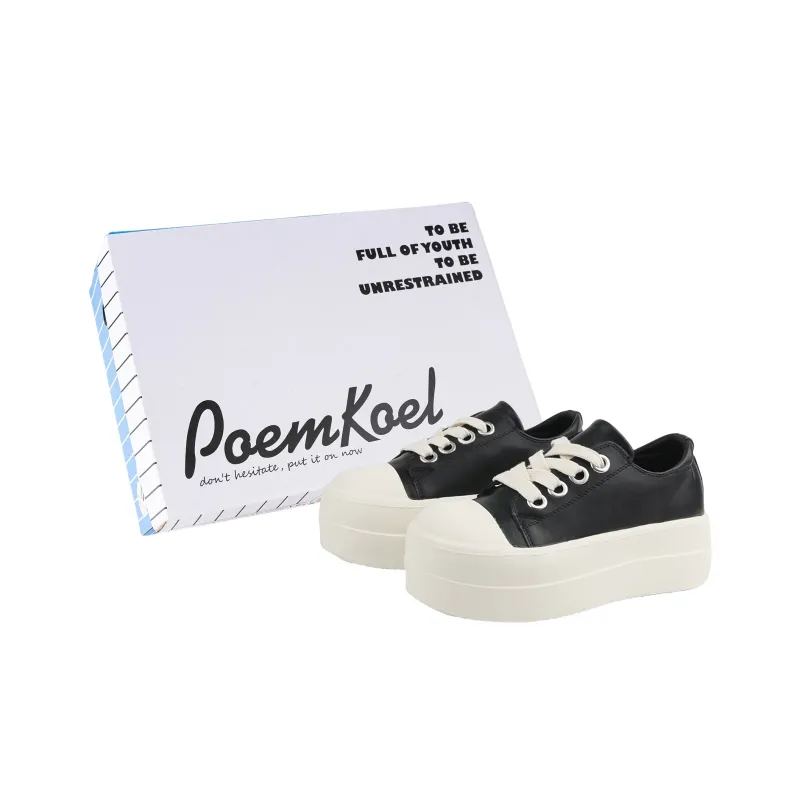 POEM KOEL Wear resistant And Lightweight Low Top Skateboard Shoes Women's-5