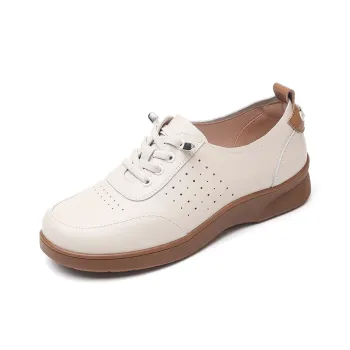 Cigna Low Top Casual Shoes Women's Ecru