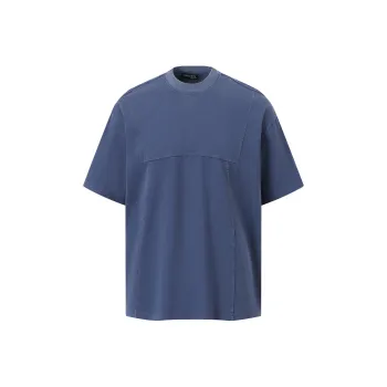 HKRXEC T Shirts Men Vintage Blue