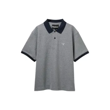 BARBOUR SS25 Polo Shirt Unisex Gray