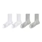 Spring Versatile Sports Crew Socks Combination ⑥ (White+White+Gray+Gray)
