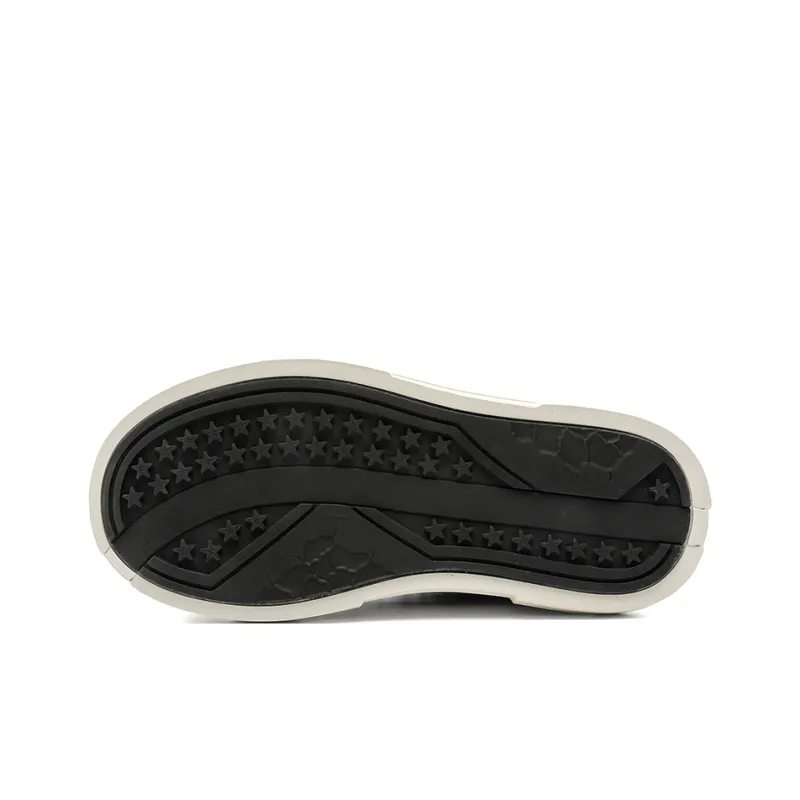 MOMGOG Breathable Low Top Skateboard Shoes Unisex Black-4