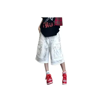 CORNILOT Denim Shorts Unisex White