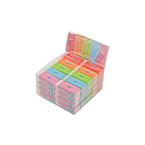 SEED Multicolor Erasers, 5 Colors, 40 Pieces Correction Fluid/Correction Tape/Correction Patch