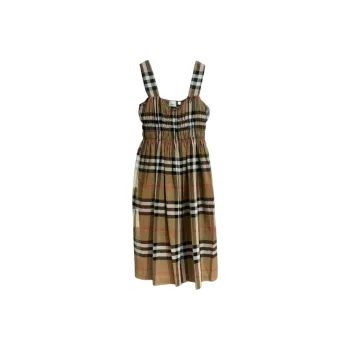 Burberry SS25 Slip Dress Women's Brown
